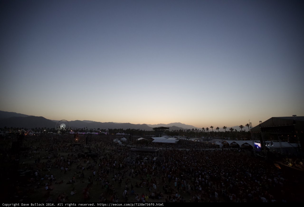 Sunset Concert Crowd