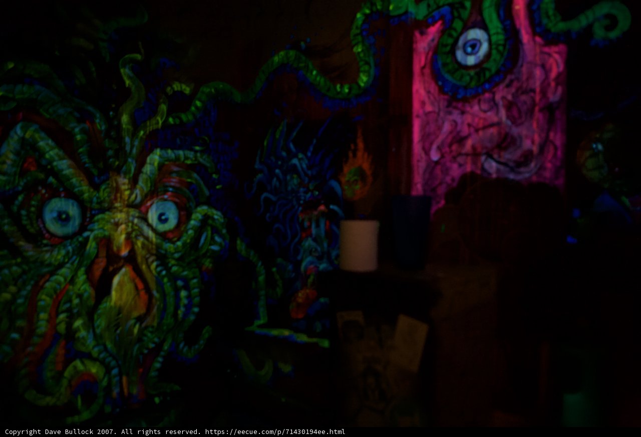 A Colorful Mural in a Vibrant Room
