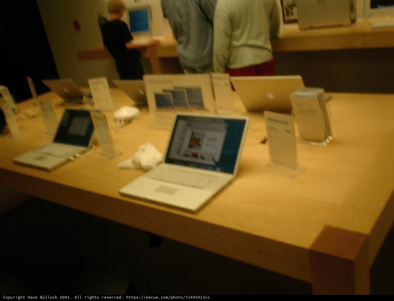 Laptop on a Wooden Table