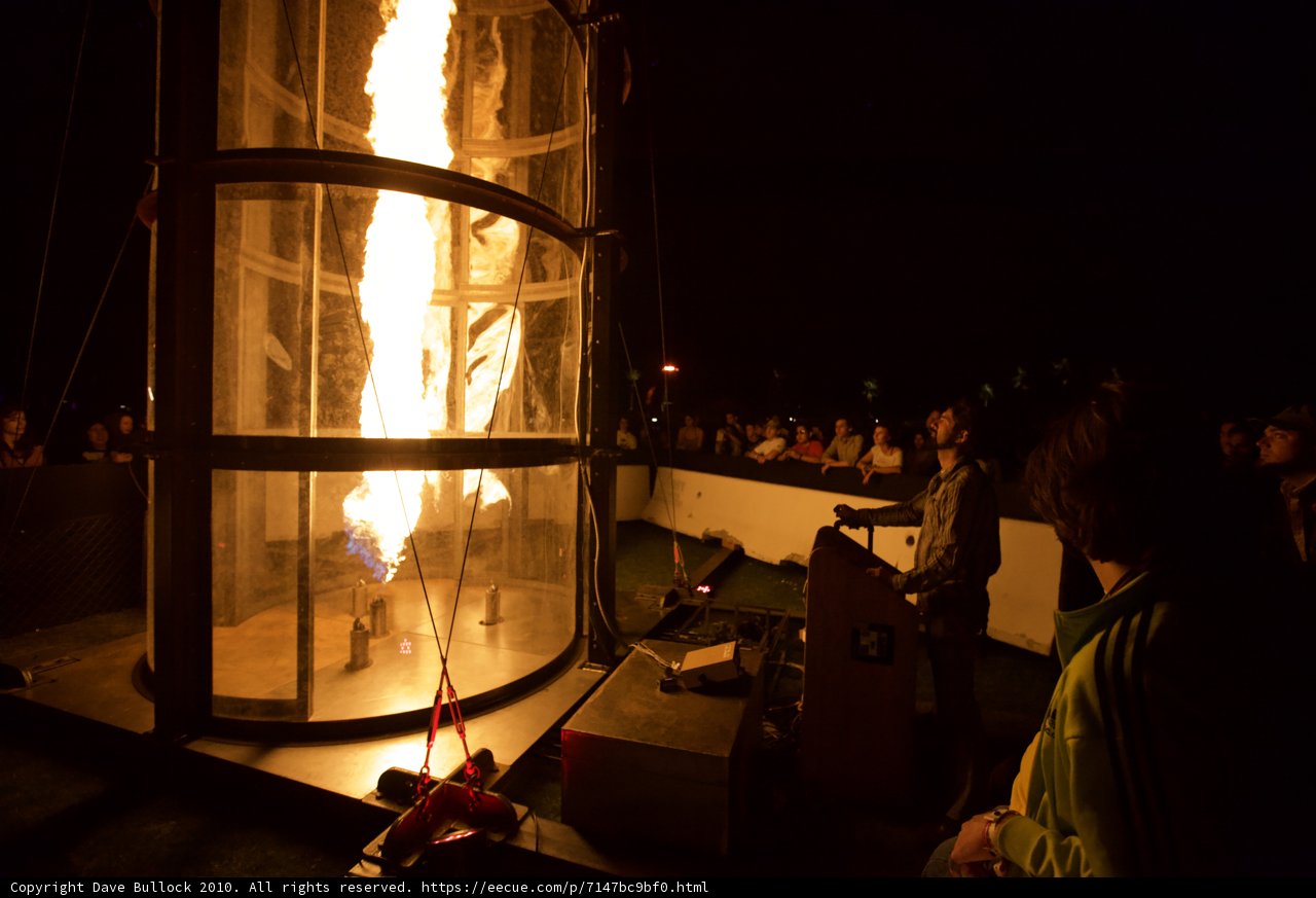 Blazing Bonfire at Cochella 2010