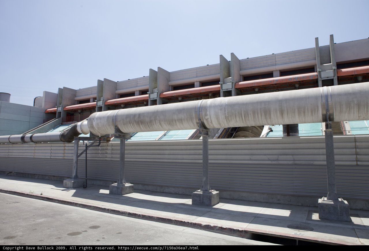Industrial Pipeline Against Blue Sky