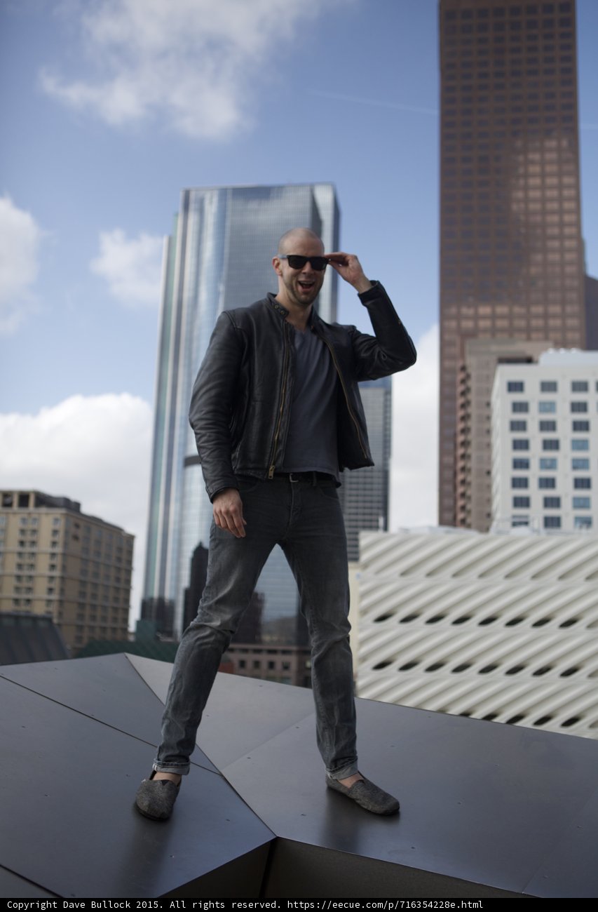 Laughing Sunglasses Rooftop