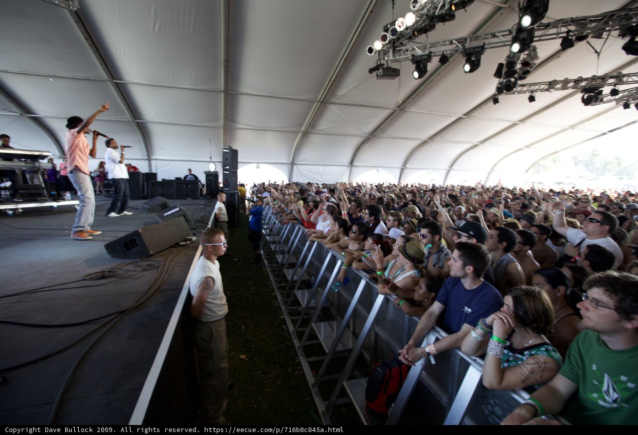 The White Tent at Coachella 2009