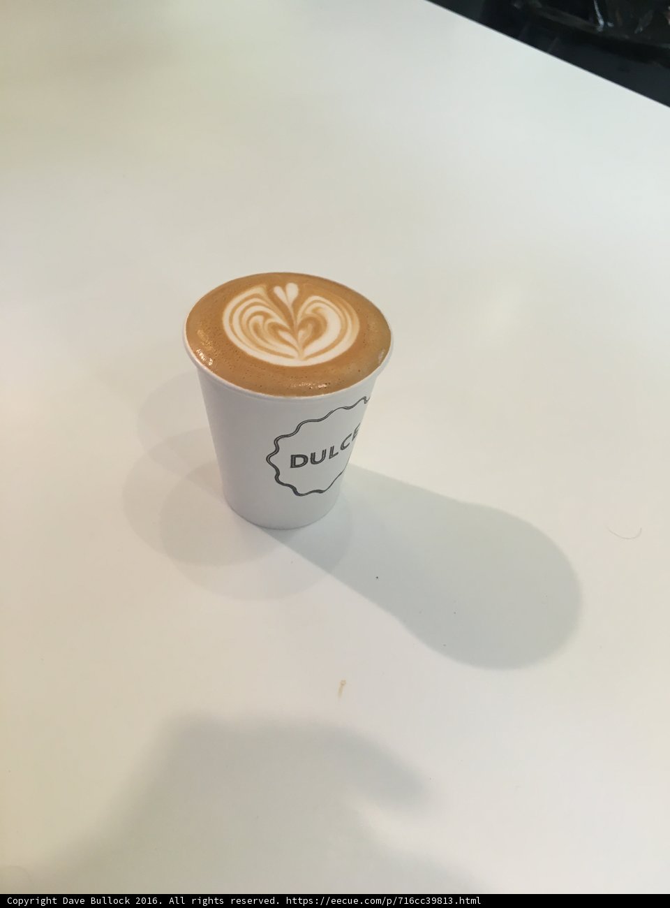 A Latte at the Japanese Village Plaza