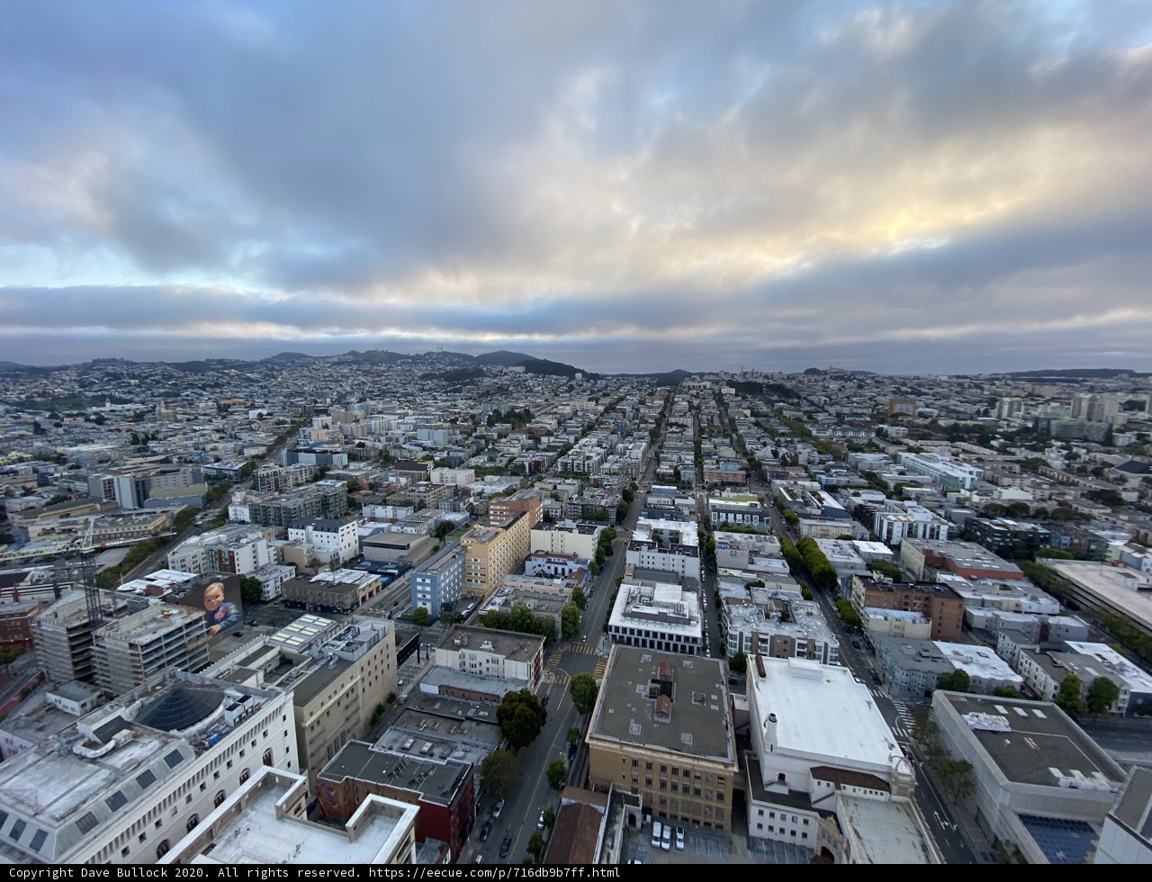 Aerial View of San Francisco Cityscape