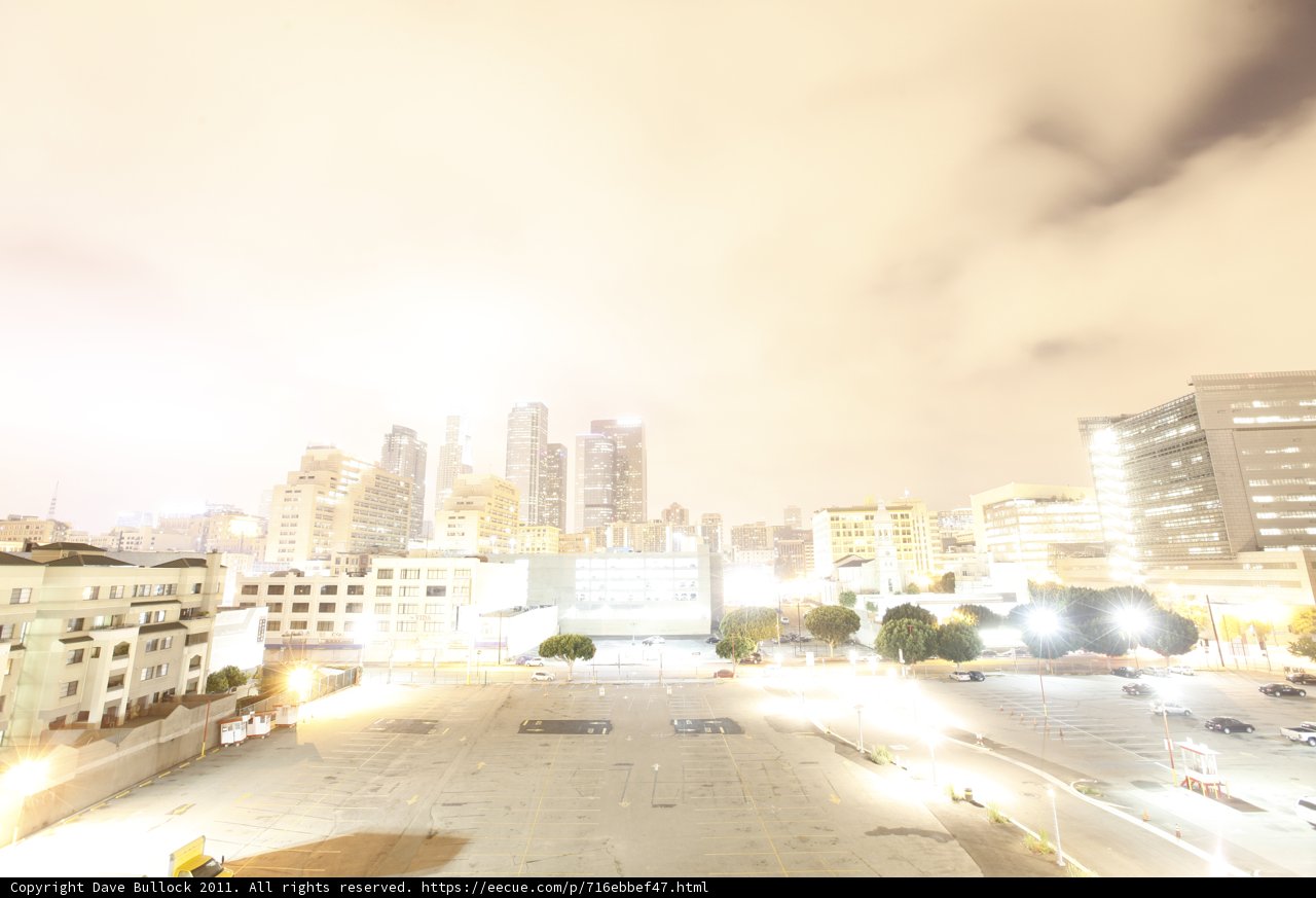 Busy Cityscape at Night