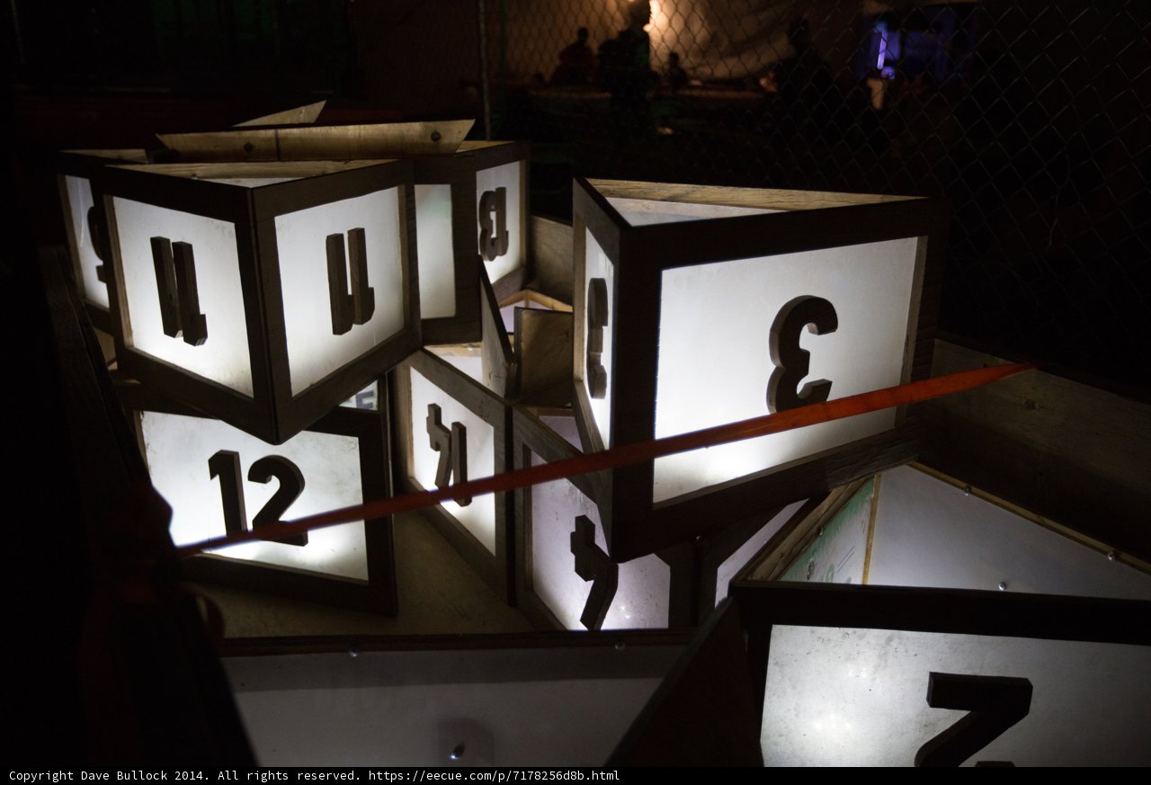 Glowing Number Signs