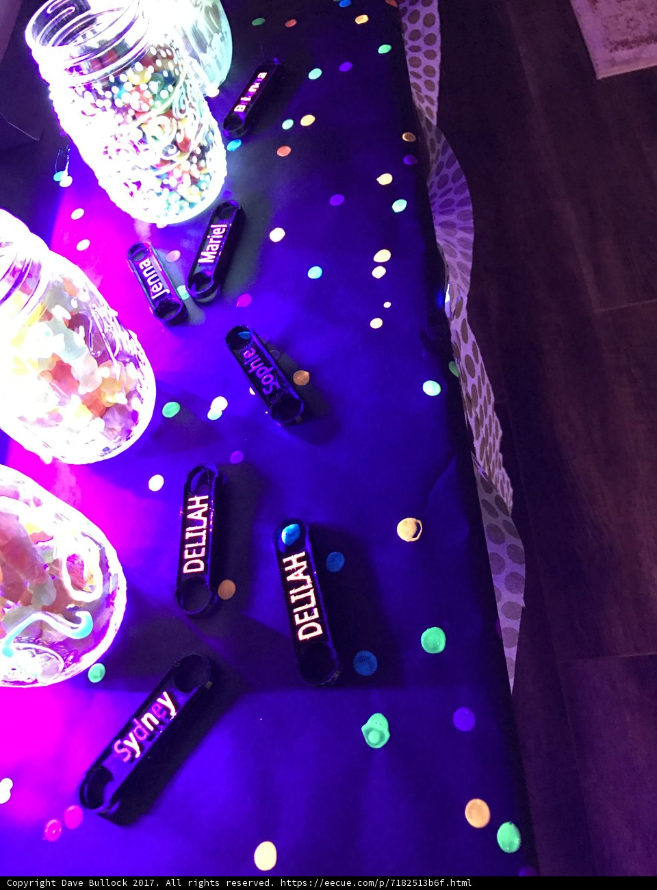 Sweet Treats on a Purple Table