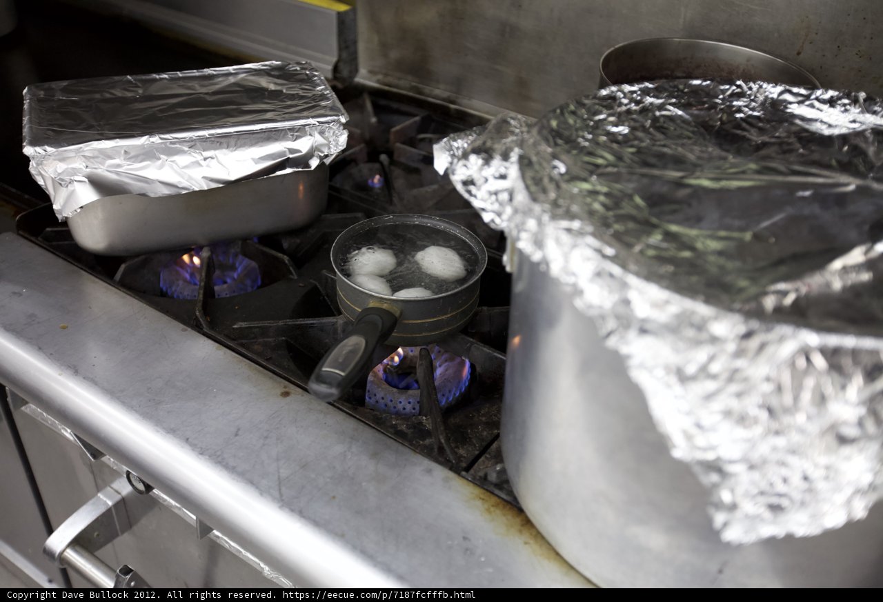 Cooking on the Aluminium Stove