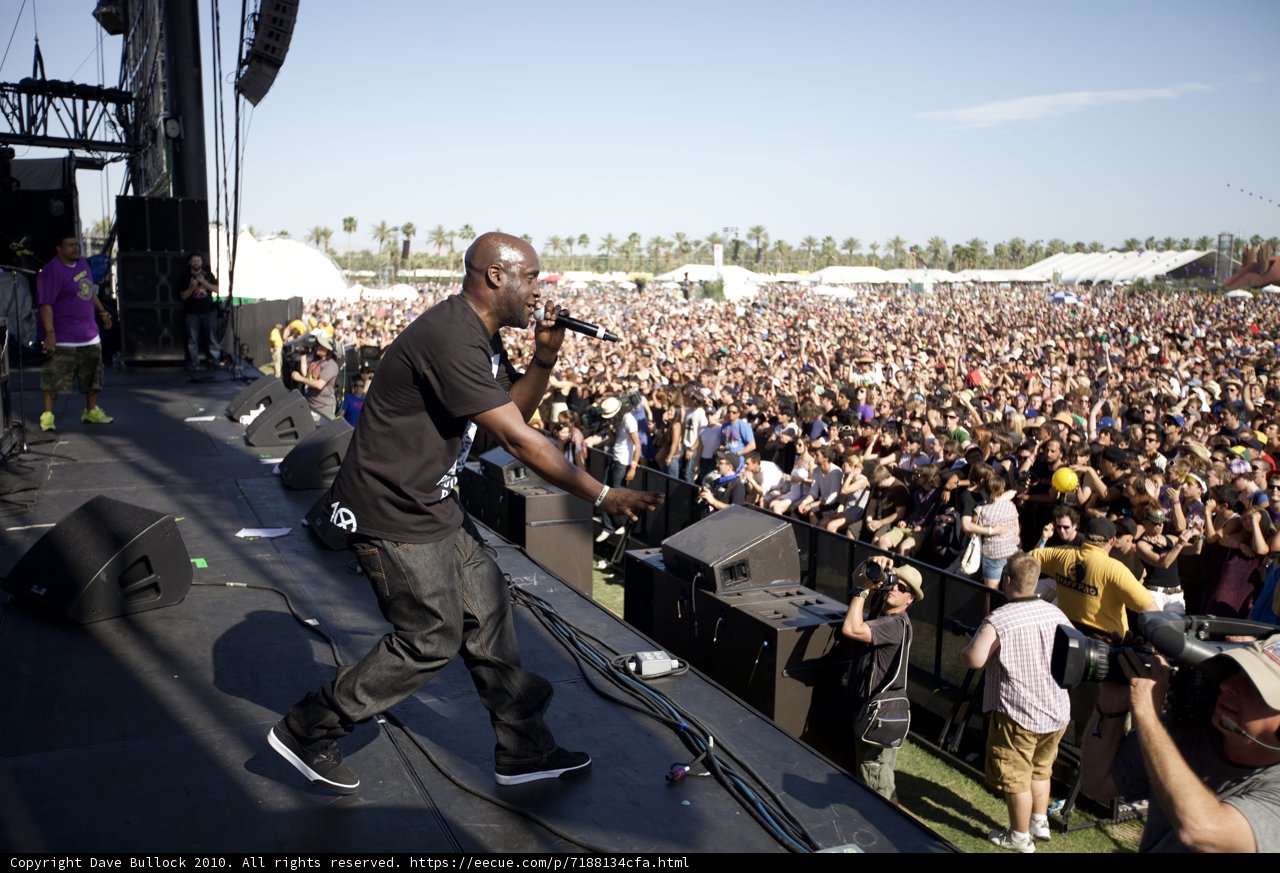 Crowd Roars for David Jude Jolicoeur at Coachella 2010