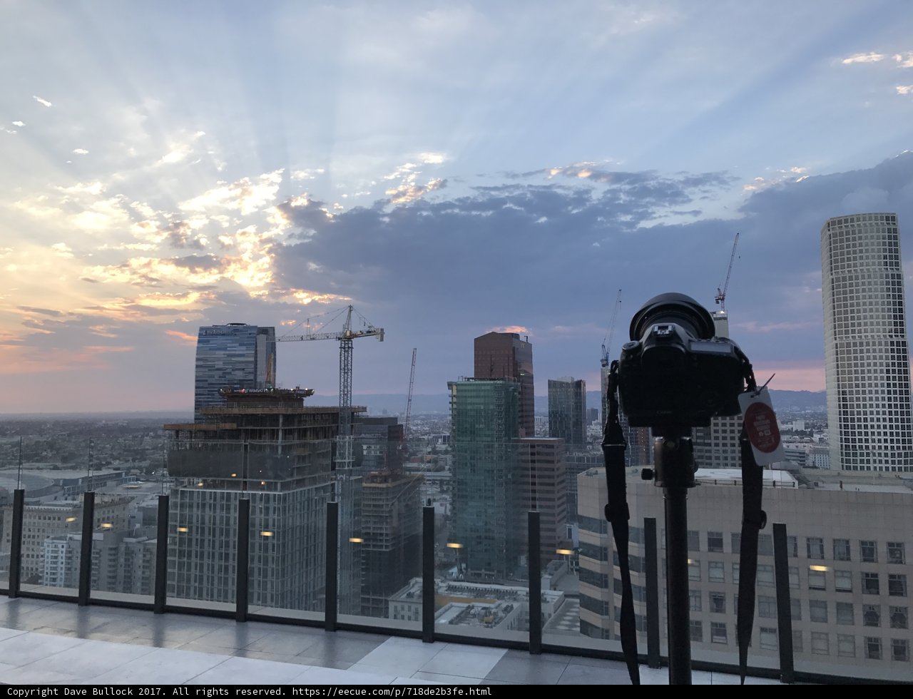 Urban Sunset with Tripod