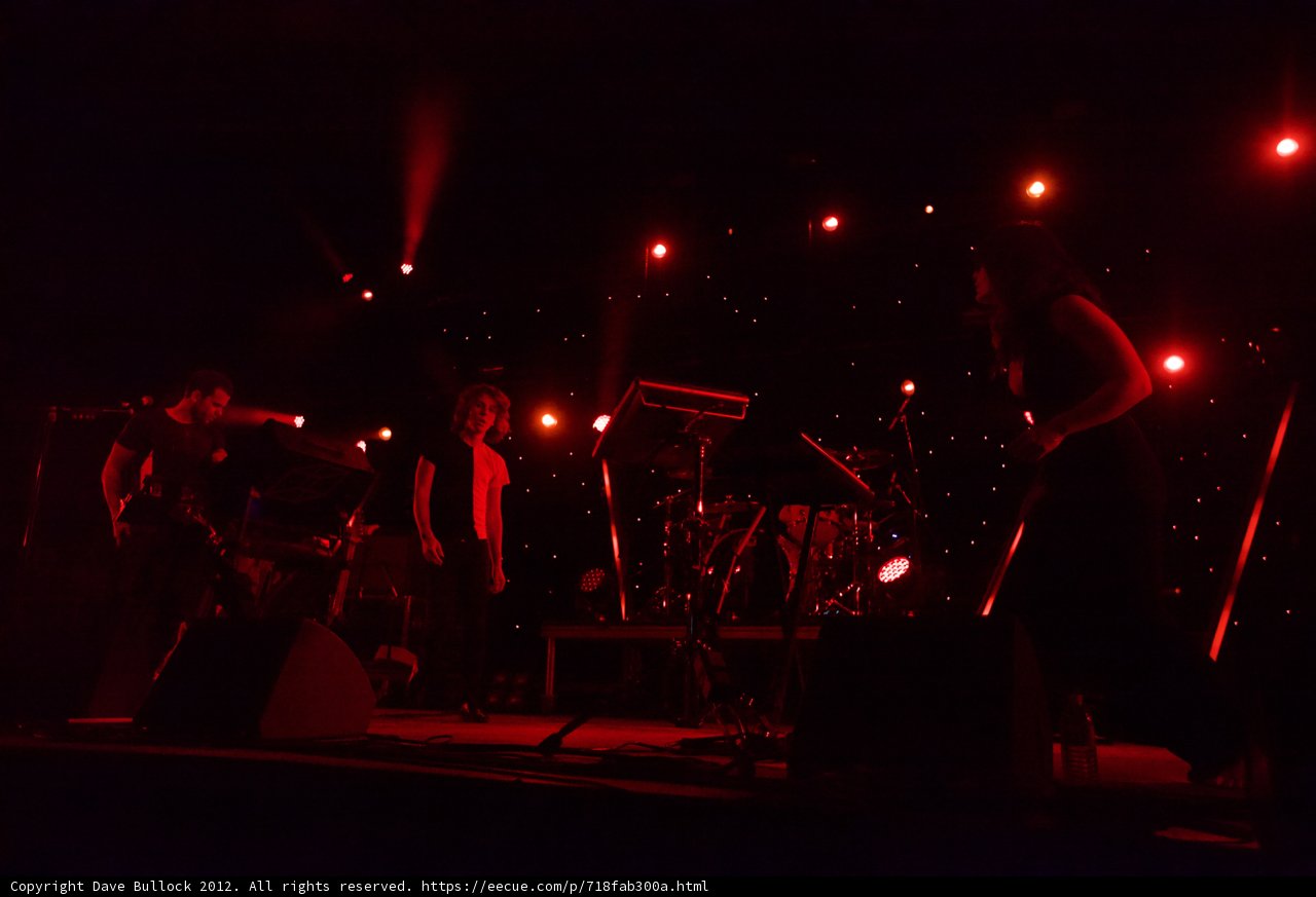 Rocking the Stage with Red Lights