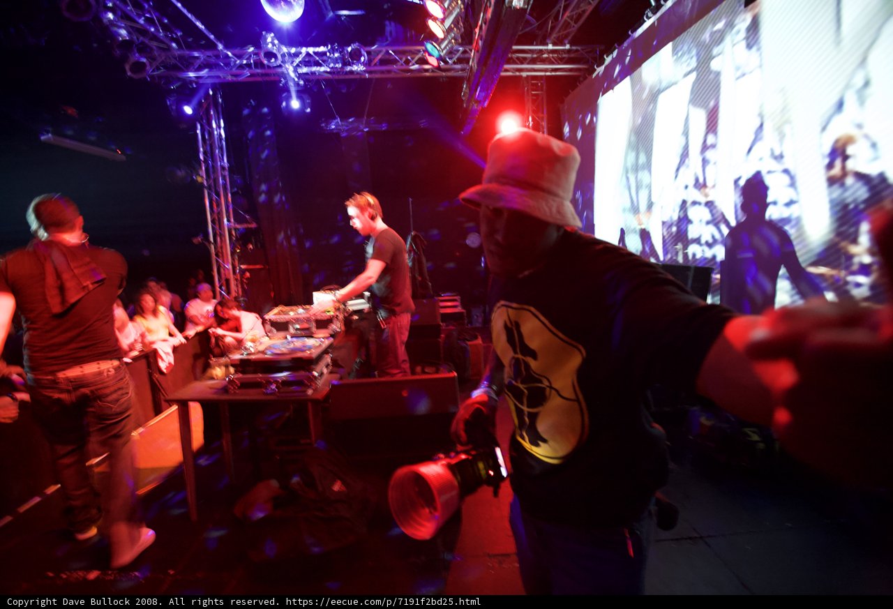 DJ and Musician Rocking the Night Away
