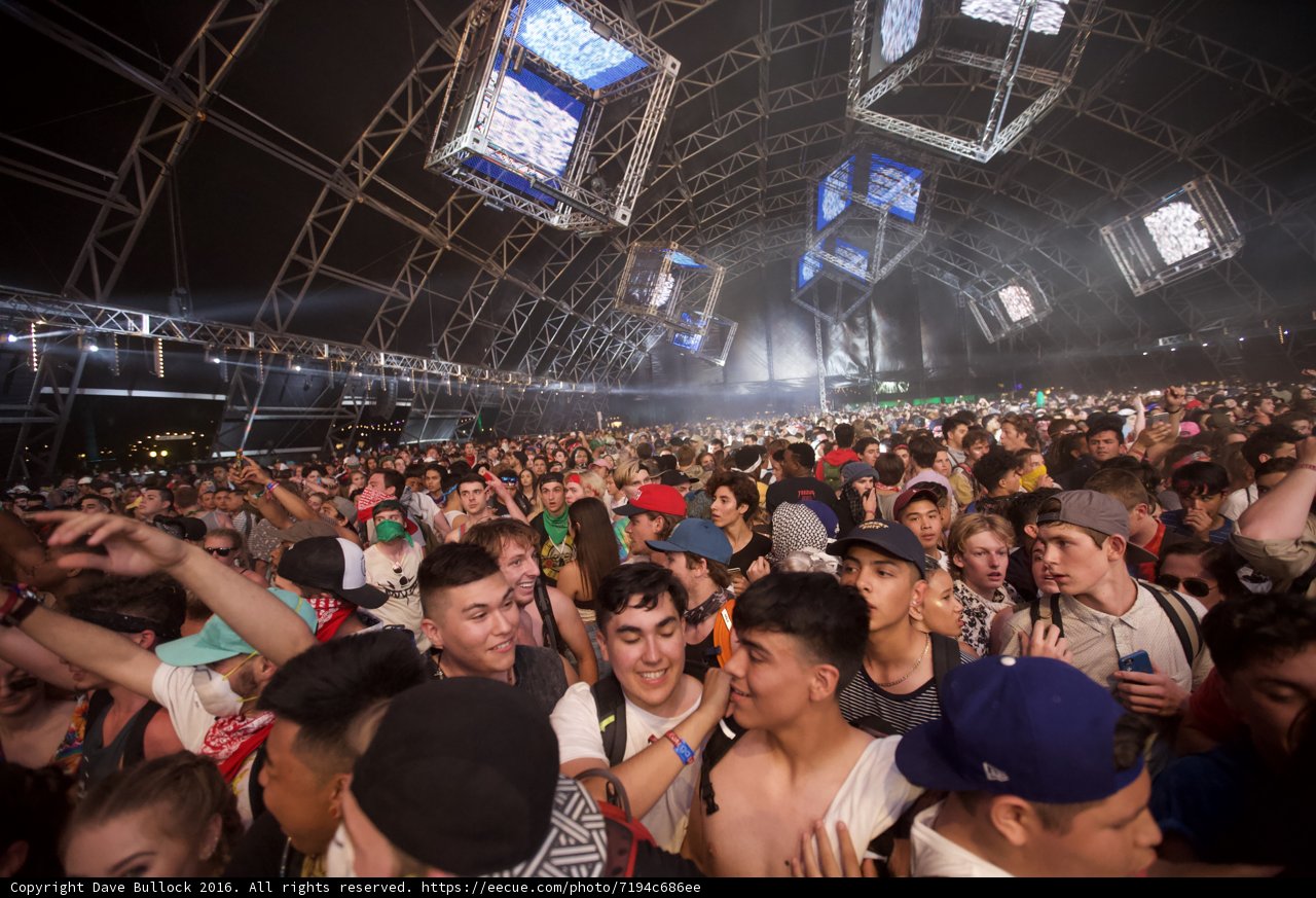 Urban Concert Crowd