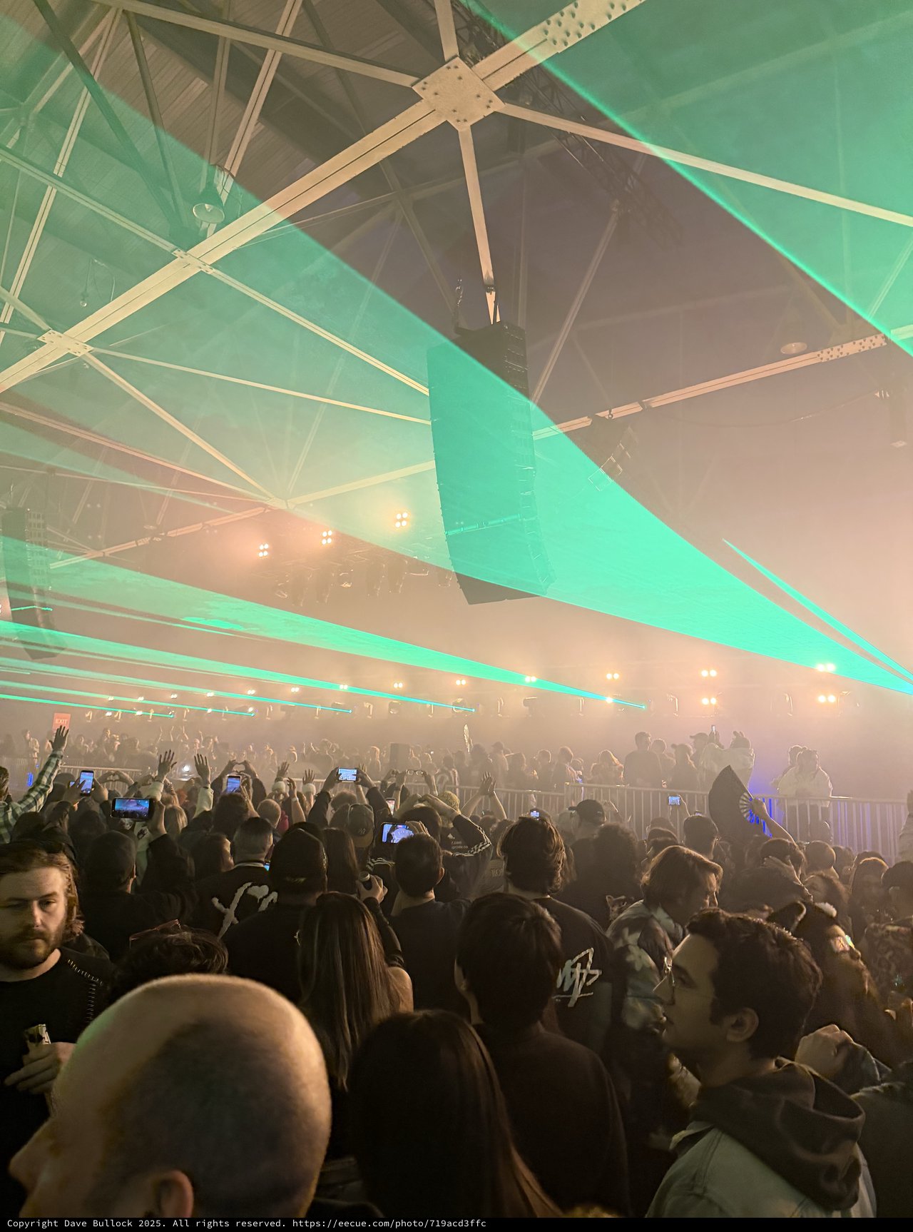 Electronic Music Concert with Dramatic Laser Light Show