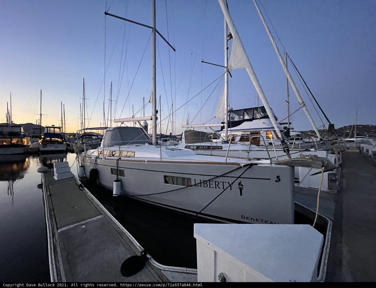 Dusk at the Marina