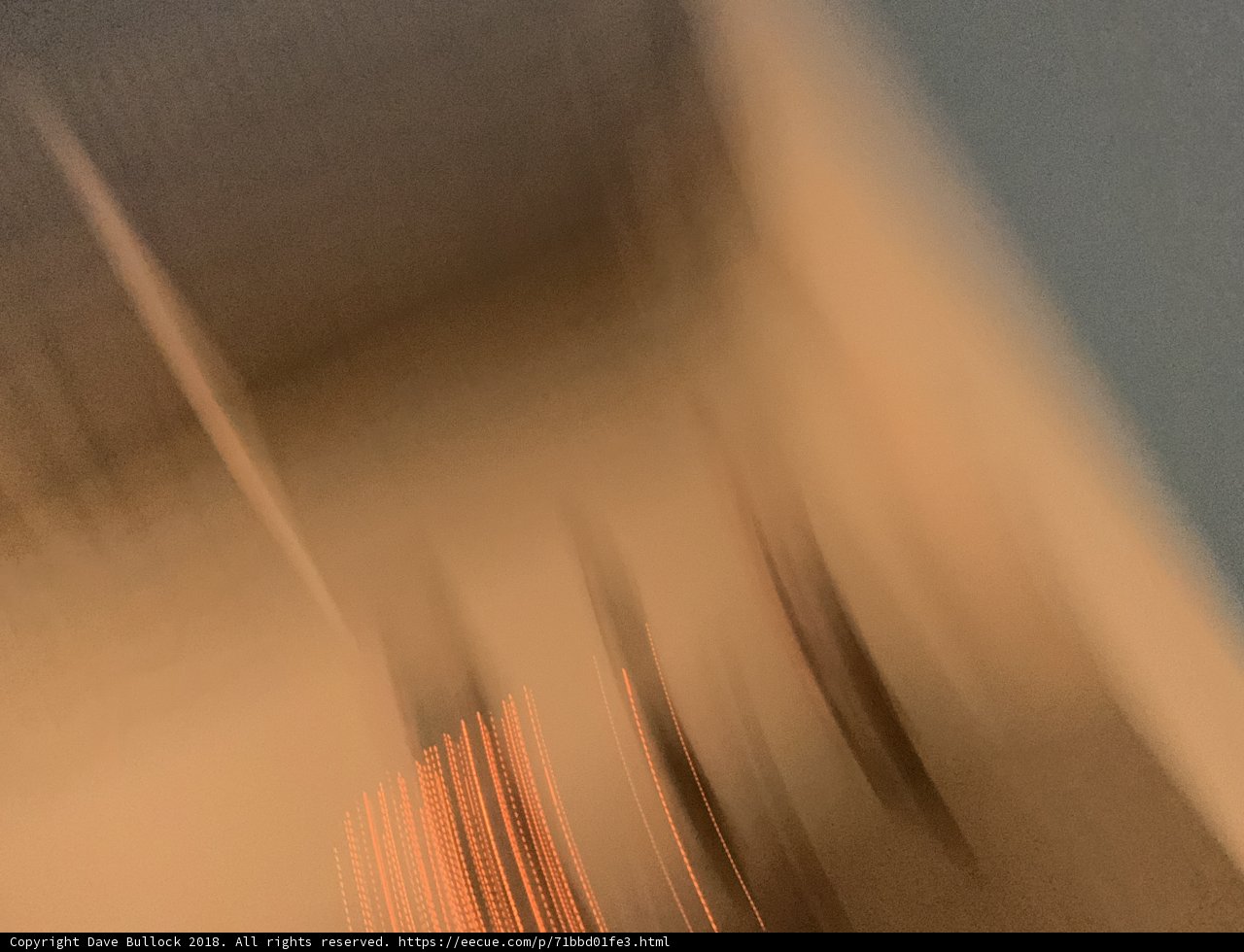 Blurred Motion in Hallway