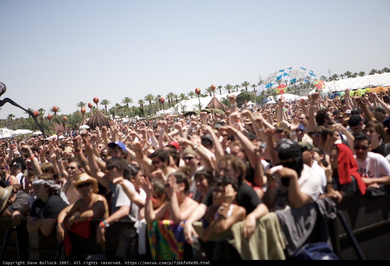 Coachella Music Festival: A Sea of People