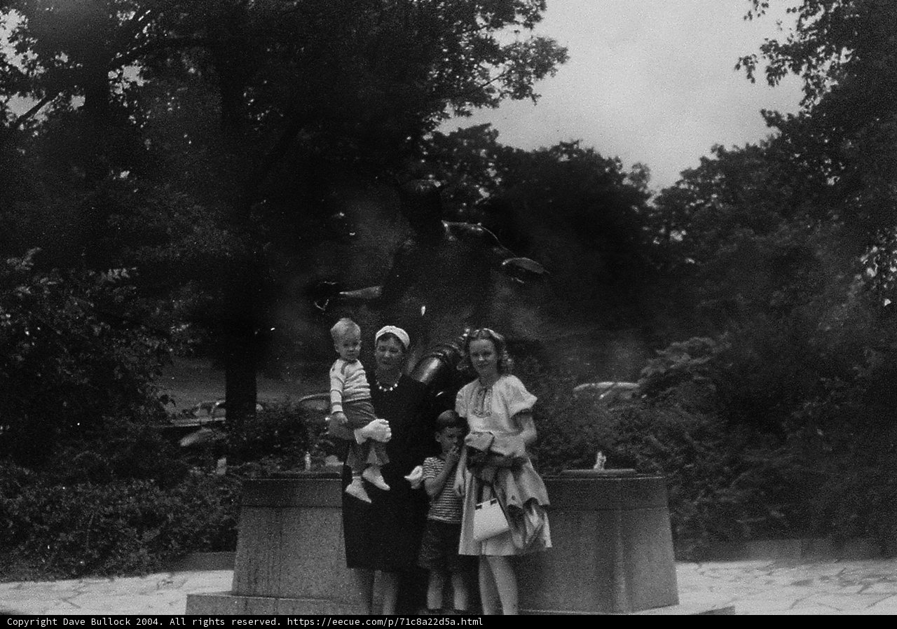 Family Gathering at the Fountain
