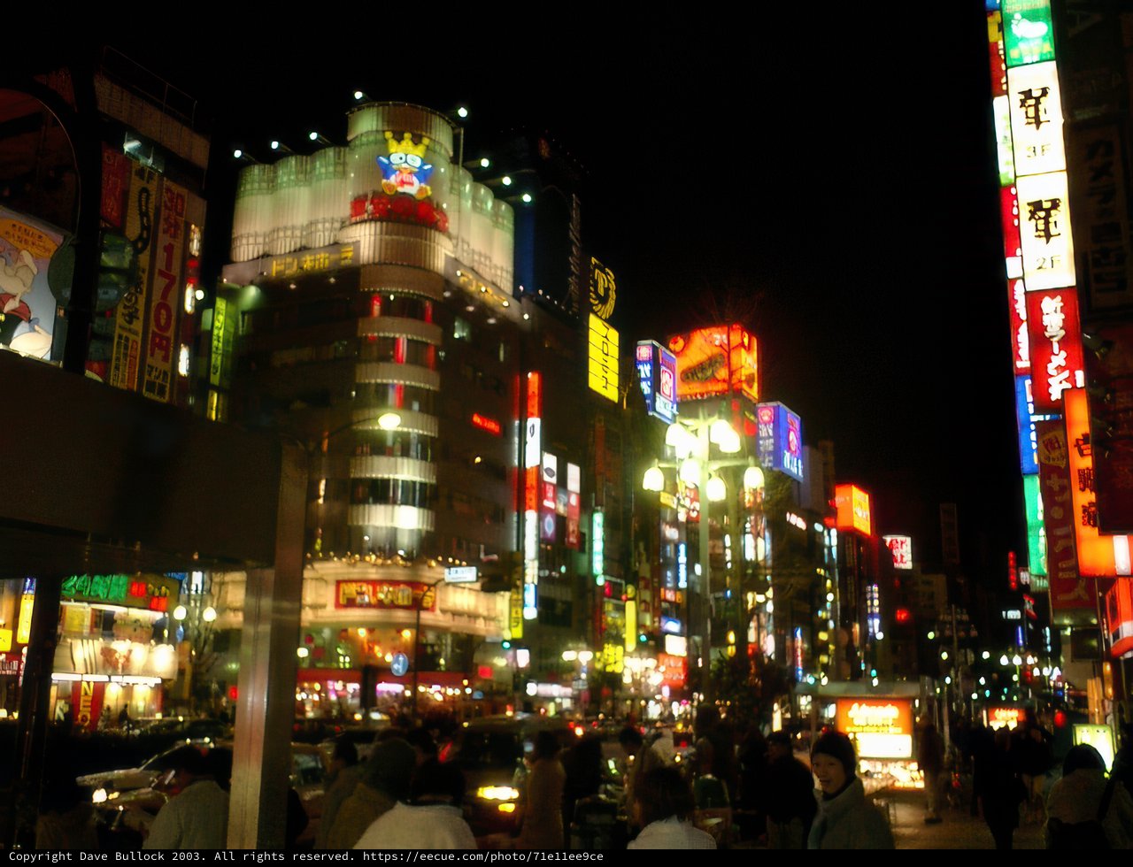Bustling Tokyo Metropolis at Night