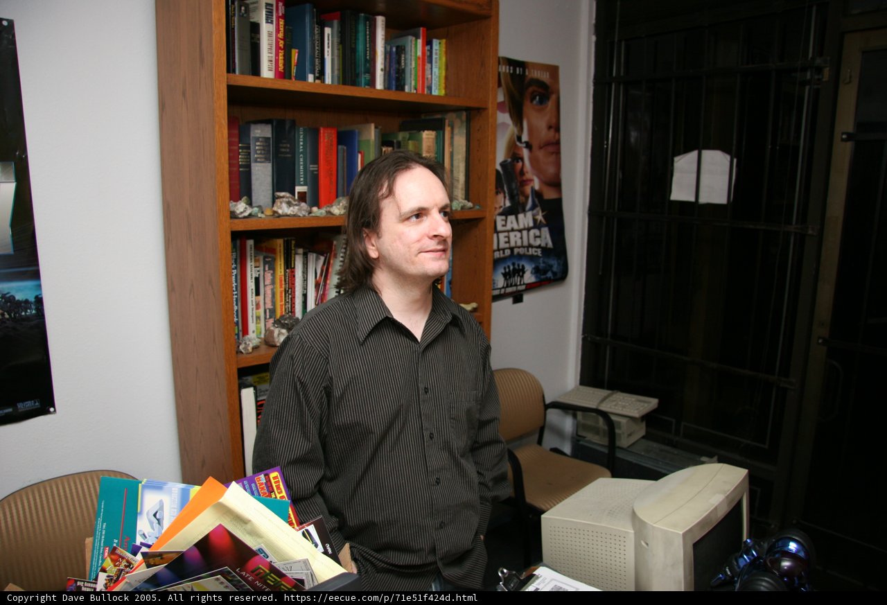 Michael R in his Home Office