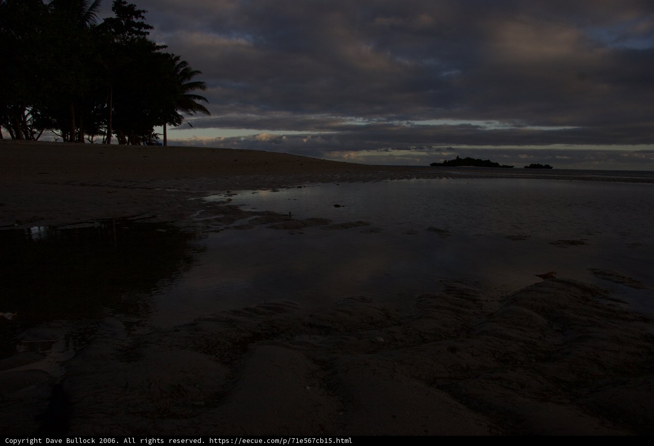 Tropical Sunset at the Beach