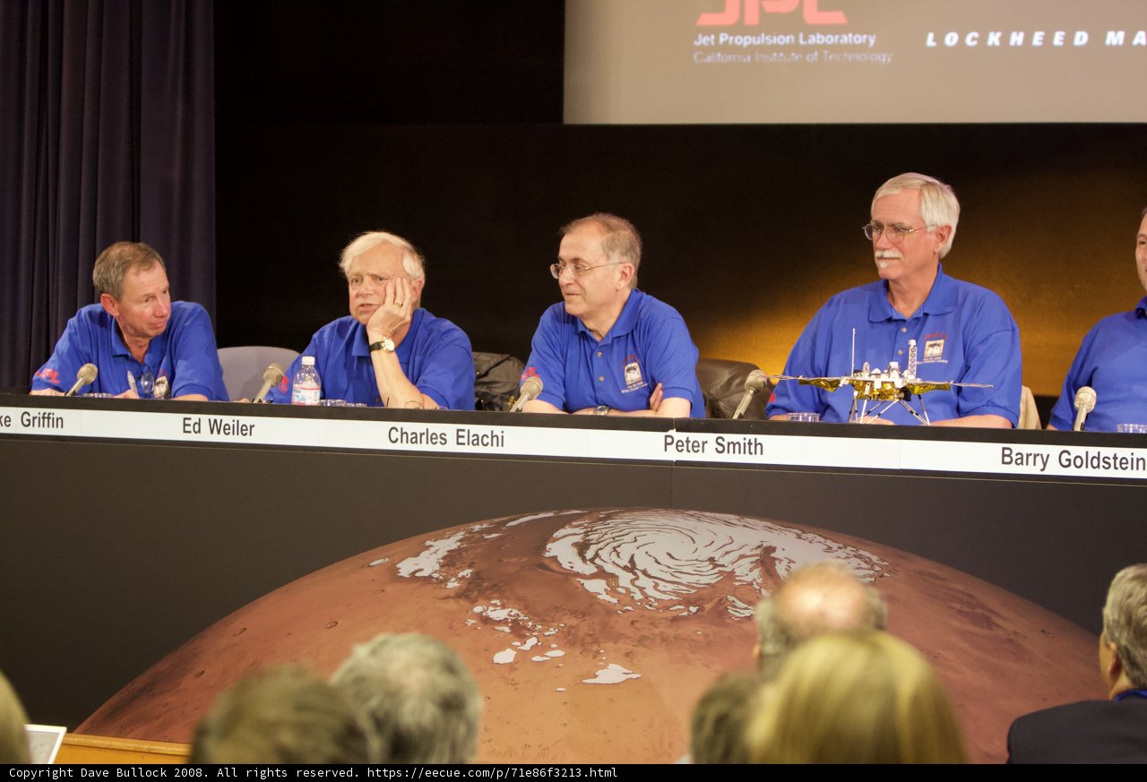 The Mars Rover Mission Team at Phoenix Landing Press Conference