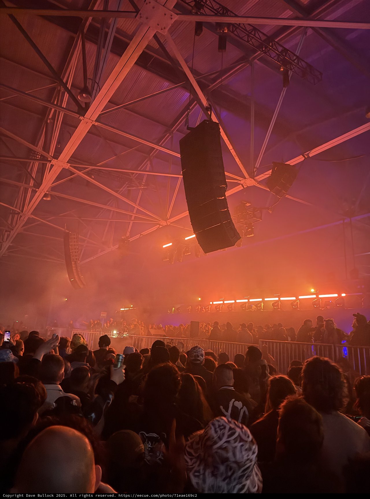 Skrillex and Four Tet Concert with Dramatic Lighting