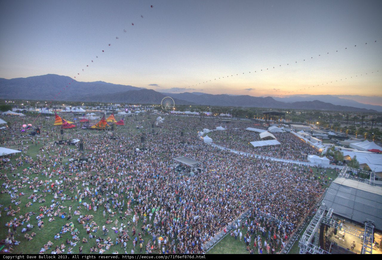 Coachella Concert Crowd