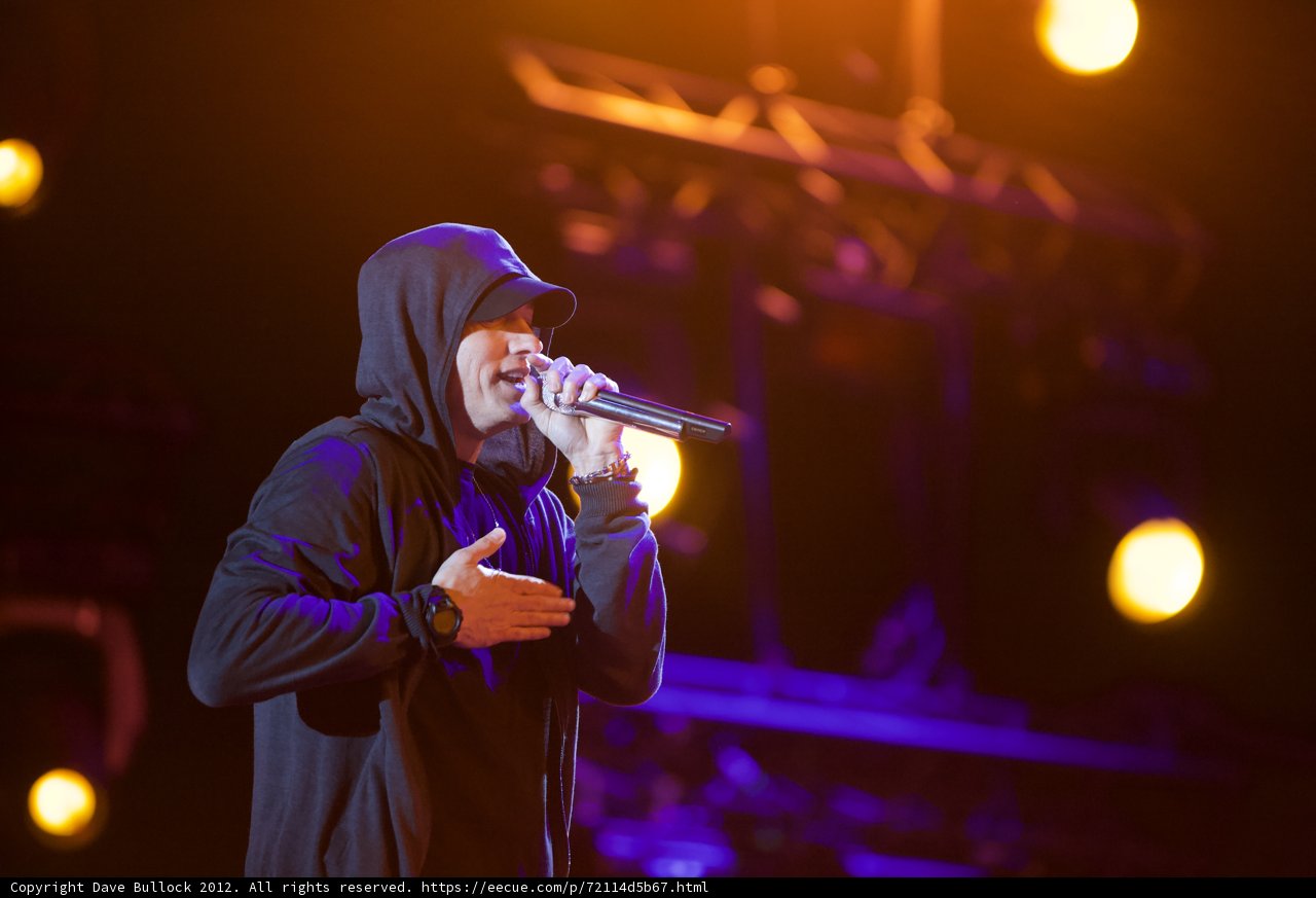 Hoodie-Sporting Crooner on Stage