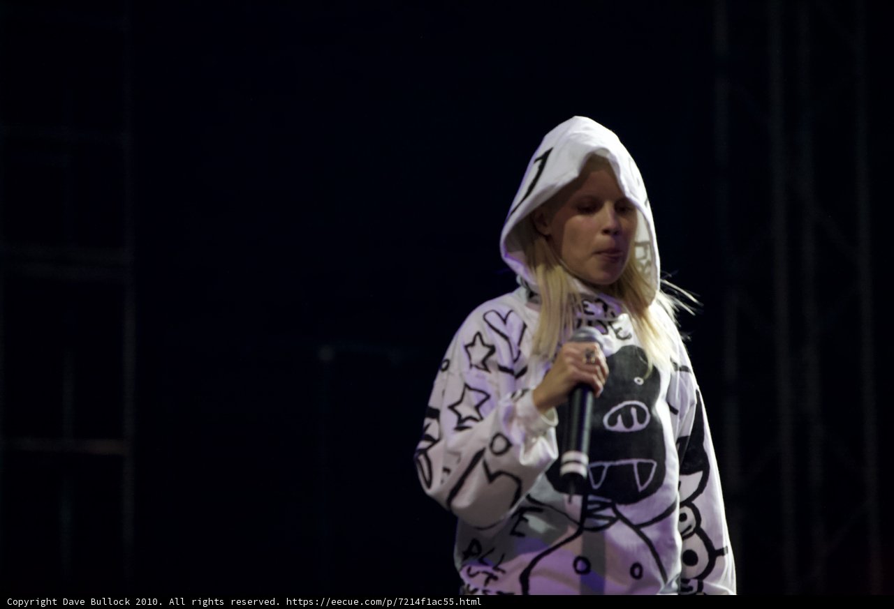 Yolandi Visser Takes Coachella by Storm in Hoodie and Knitwear
