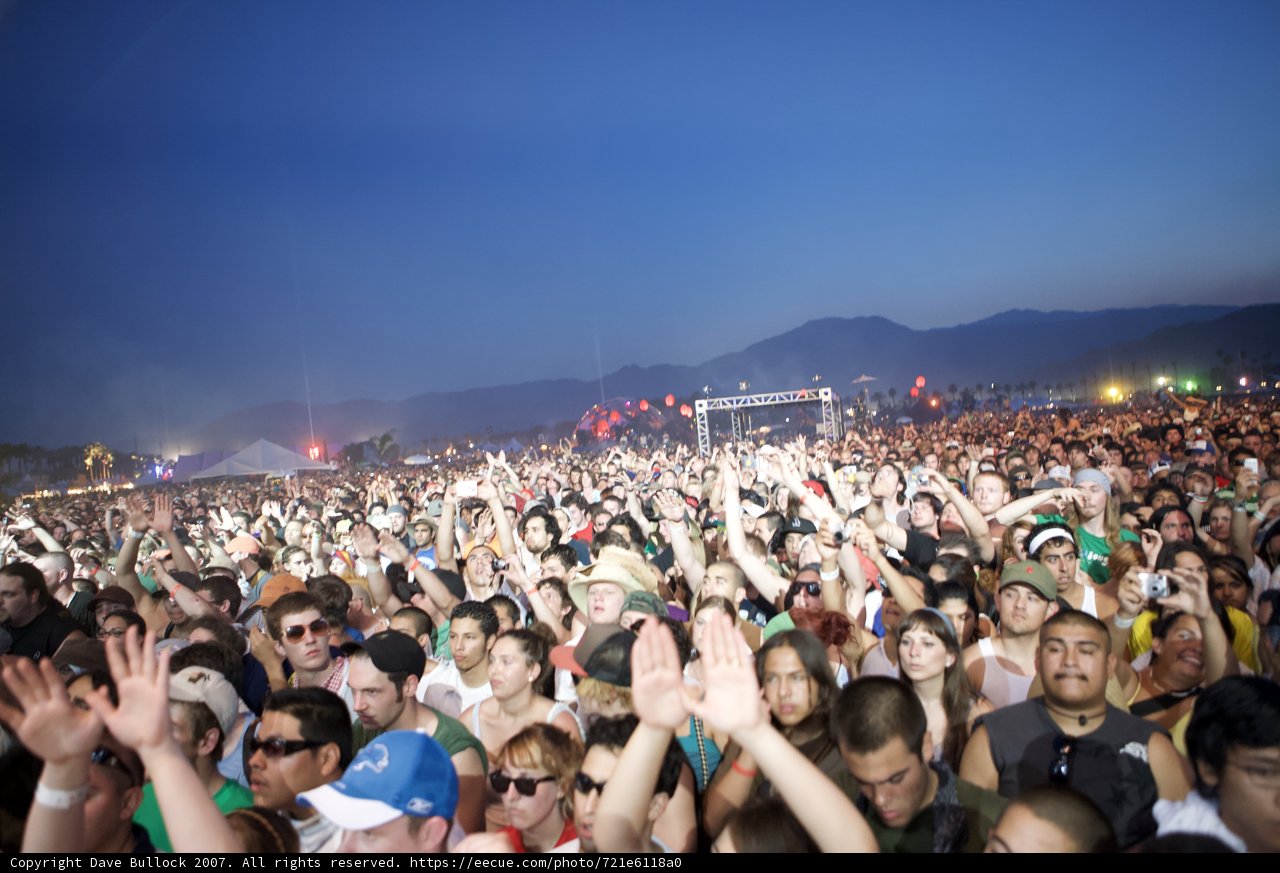 Coachella Concert Crowd