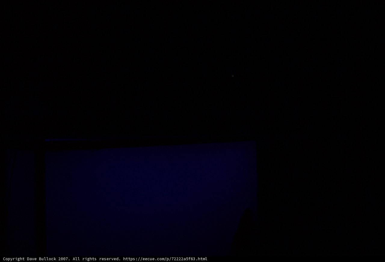 Blue Night Projection