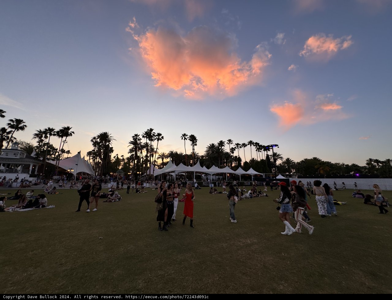 Sundown Serenity at Coachella 2024
