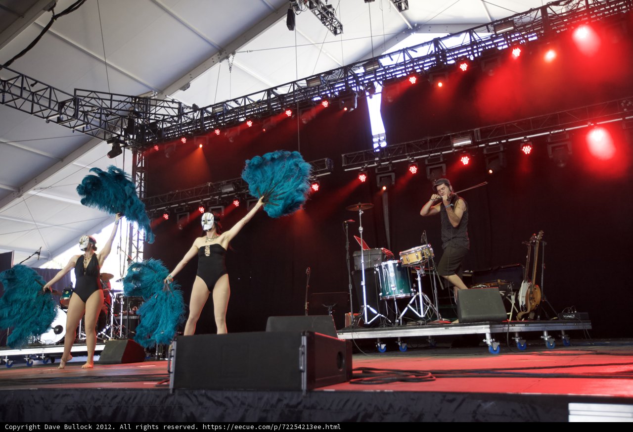 Feathery Stage Performance
