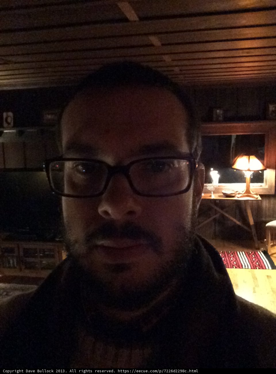 Dave B's Glasses and Scarf