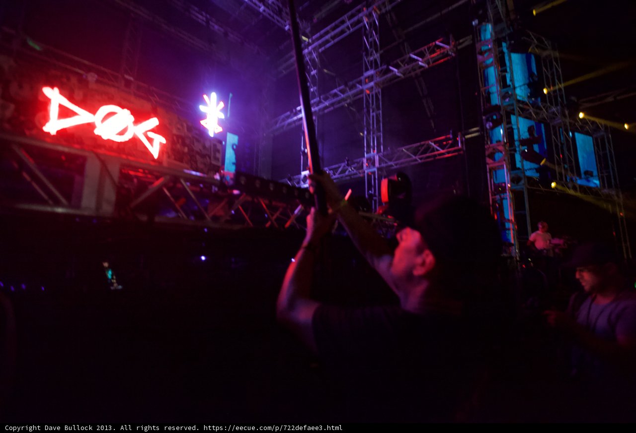 Neon Spotlight at Coachella