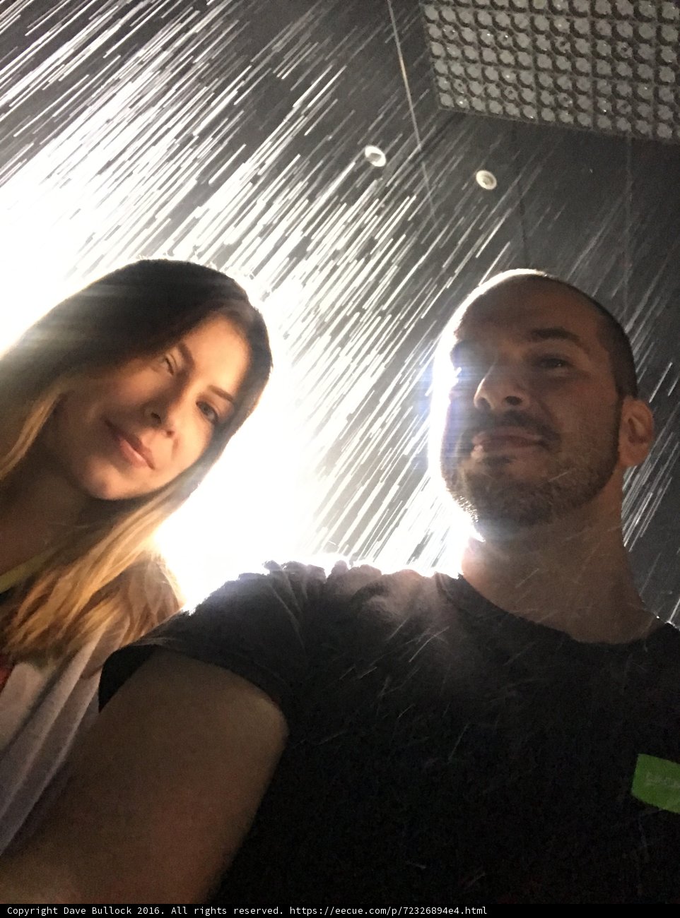 Rainy Day Selfie at LACMA
