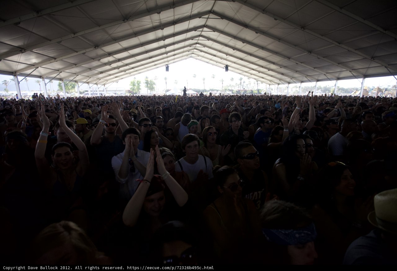 Electrifying Crowd at Coachella 2012