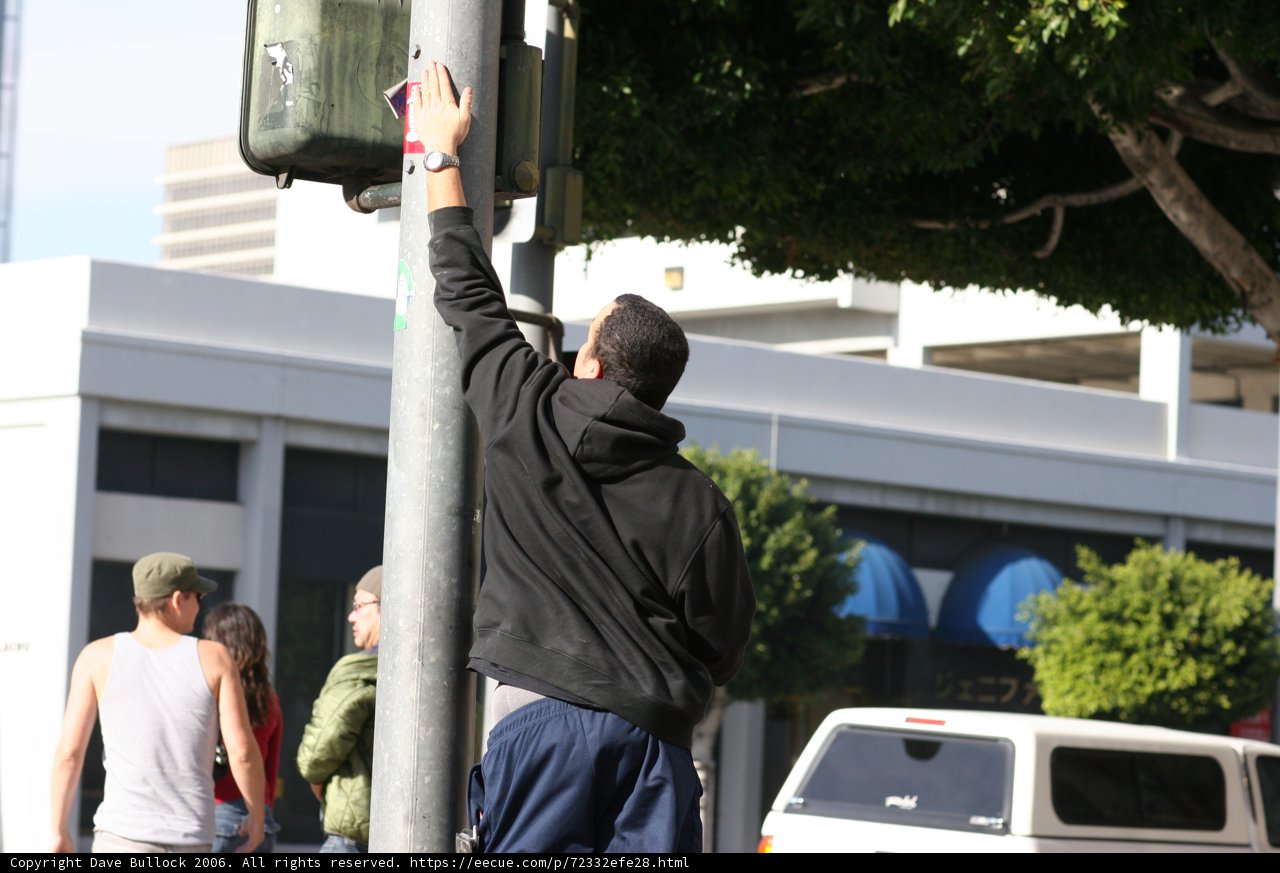 Hanging Traffic Light in Little Tokyo