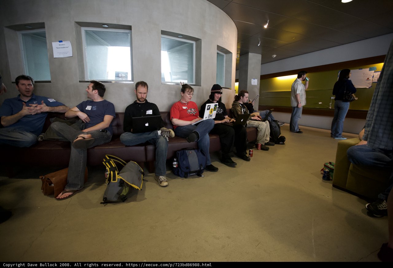 Waiting for the Seminar to Begin