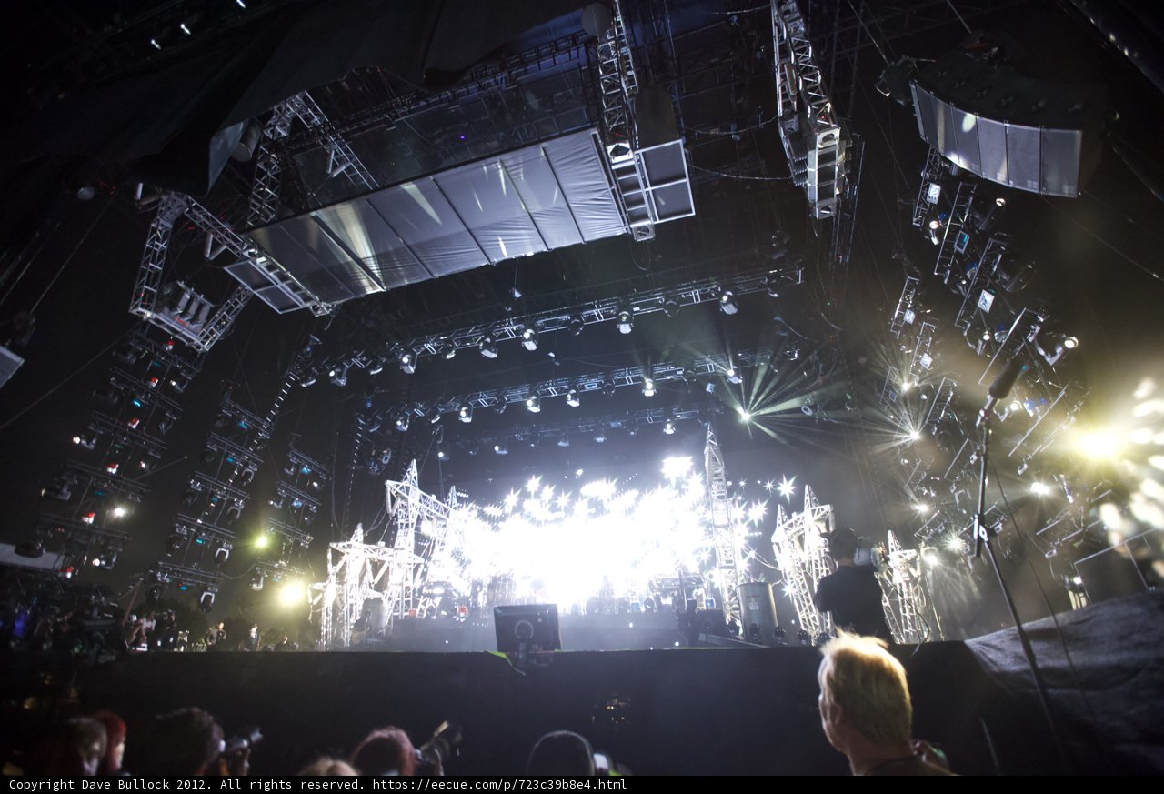 On Stage at Coachella