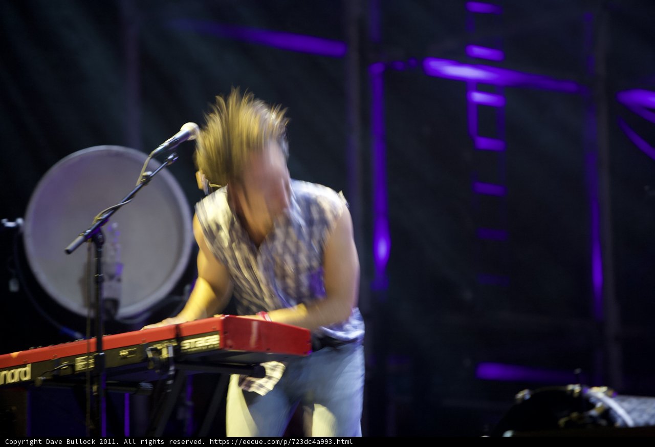 Keyboard maestro steals the show