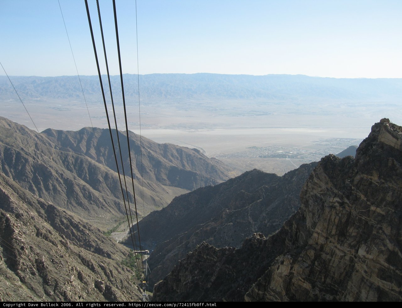 Cable Car Ride Over the Majestic Mountain Range