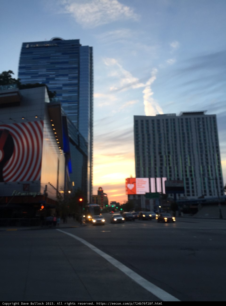 LA Live Evening Blur