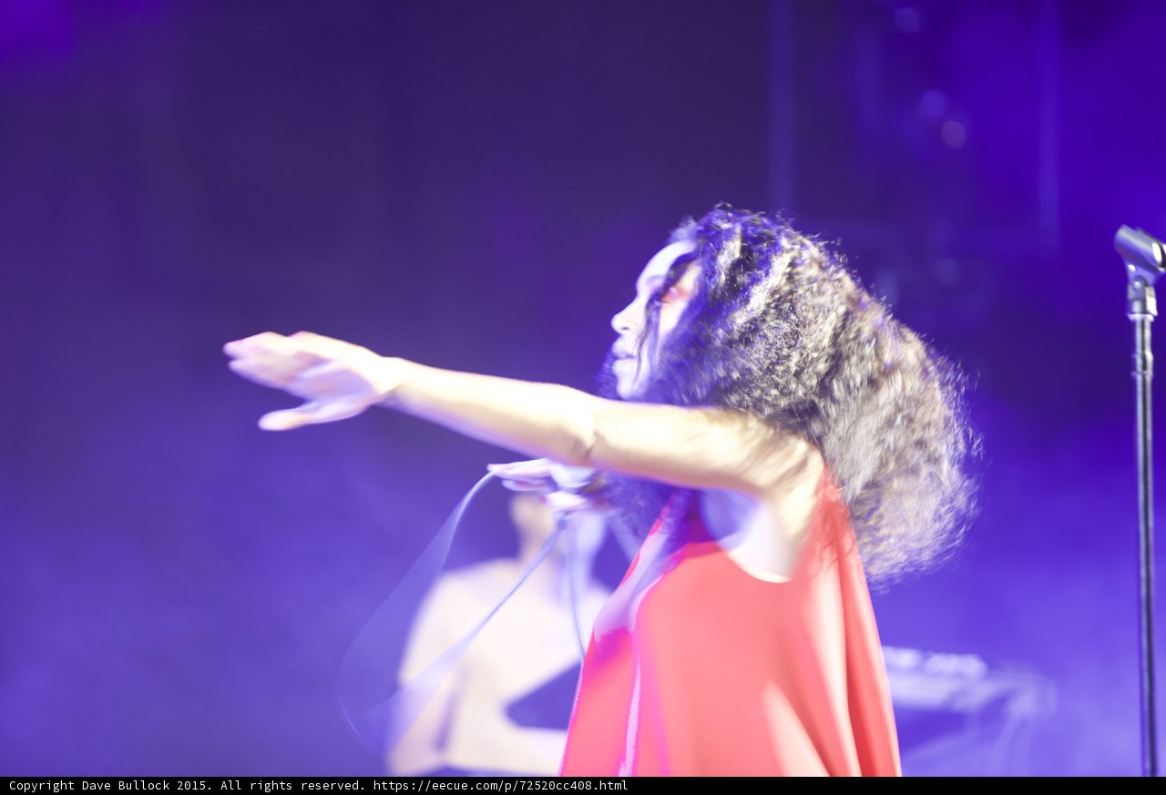 Solange Profile Arm Extended Head Back Wild Hair