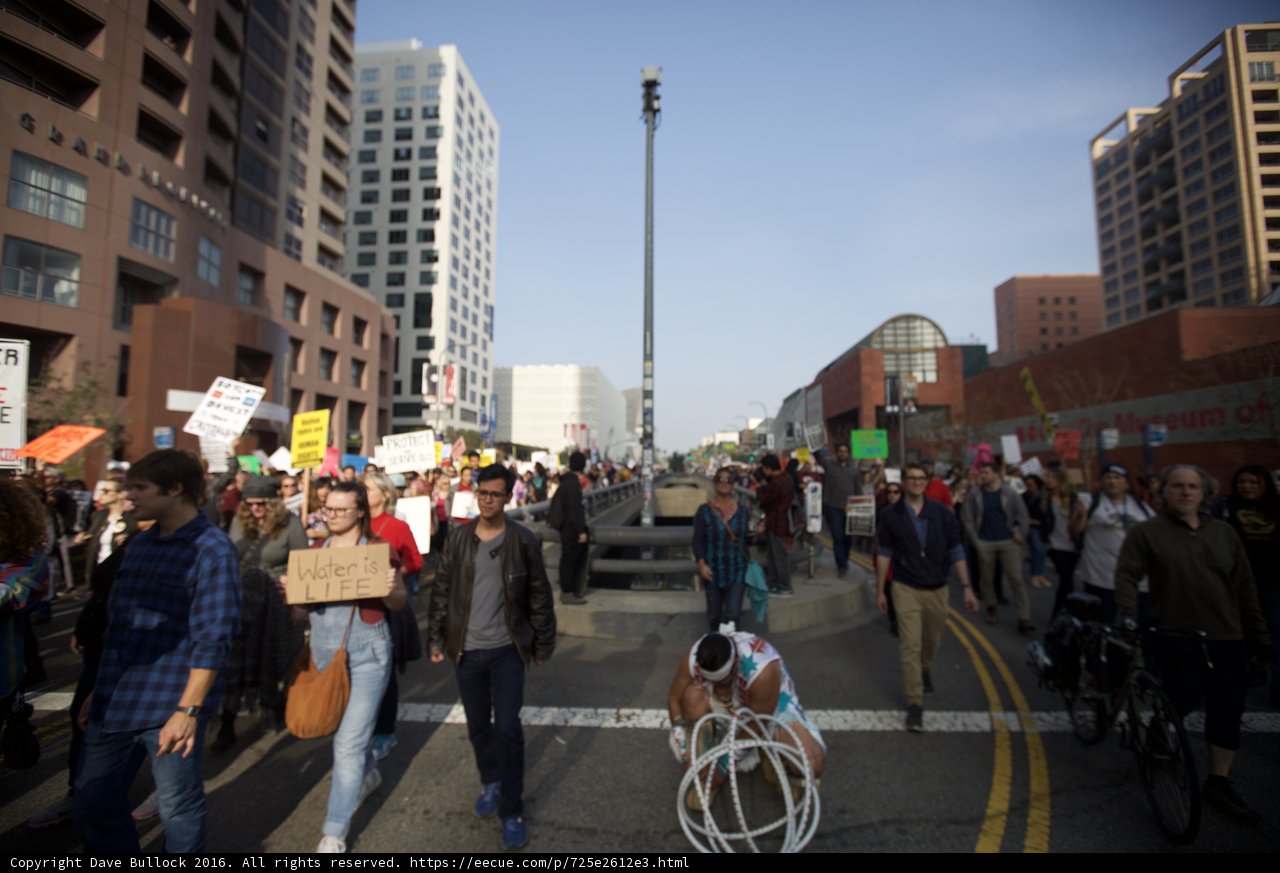 Pre-Coachella Protest in Metropolis