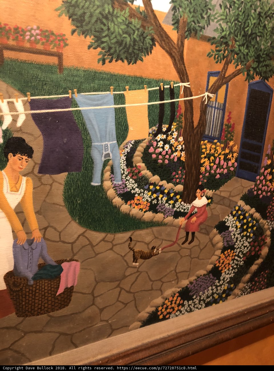 Washing Clothes in the Garden