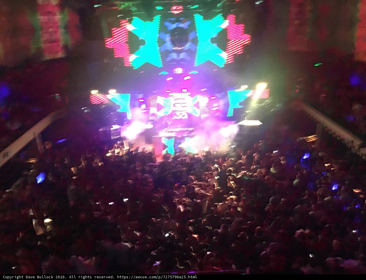 Urban Nightlife Concert Crowd