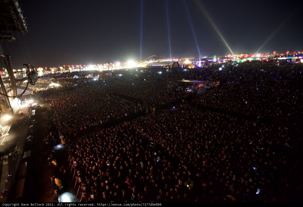 Electric Night: A Concert Crowd Comes Alive